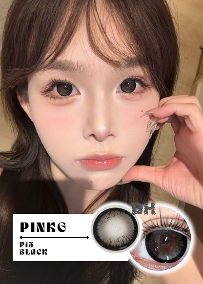 Pinkg P13 Black 透光奧利 6-Months 一片裝