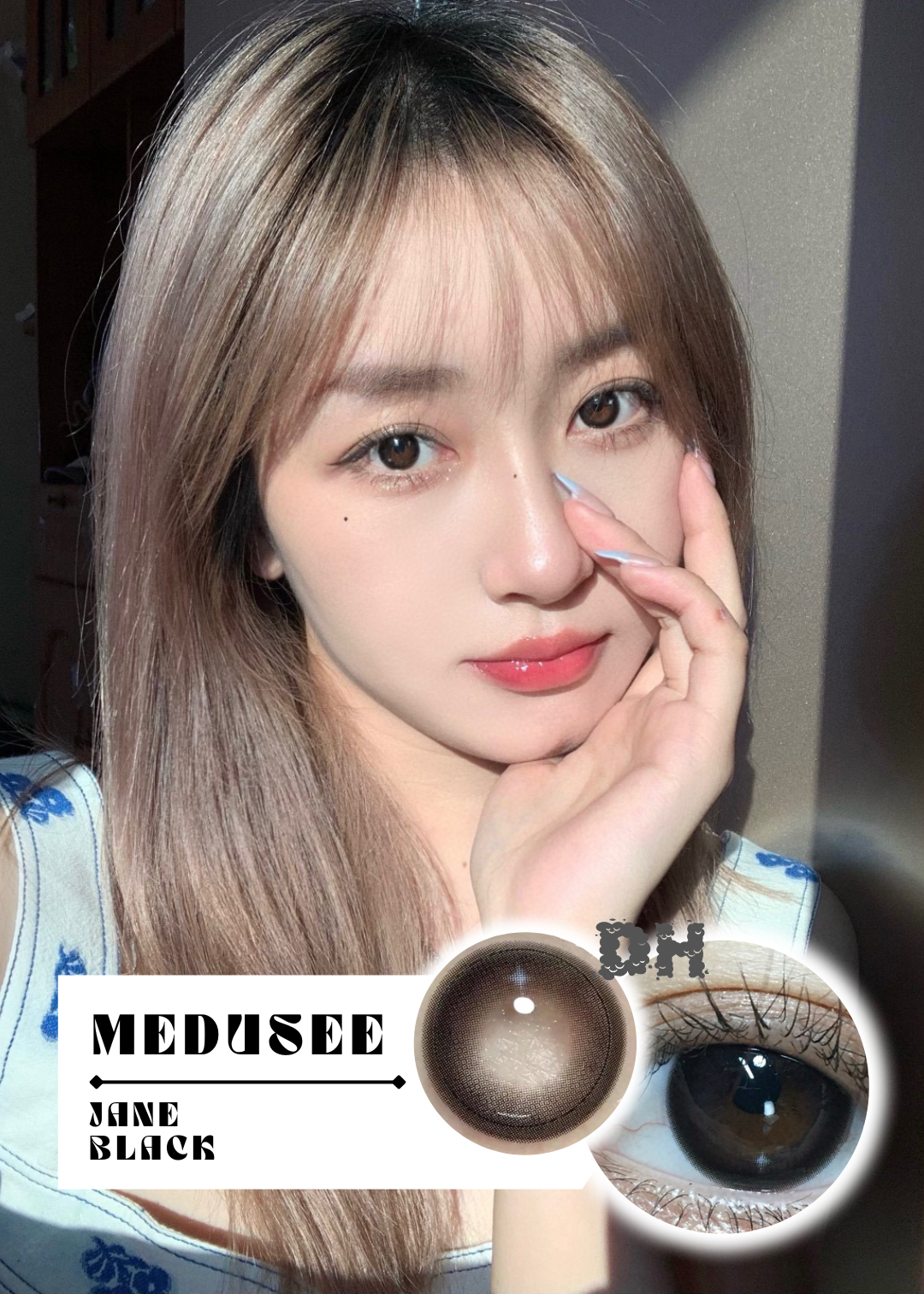 Medusee Jane Black 星星黑 1 Year 一片裝