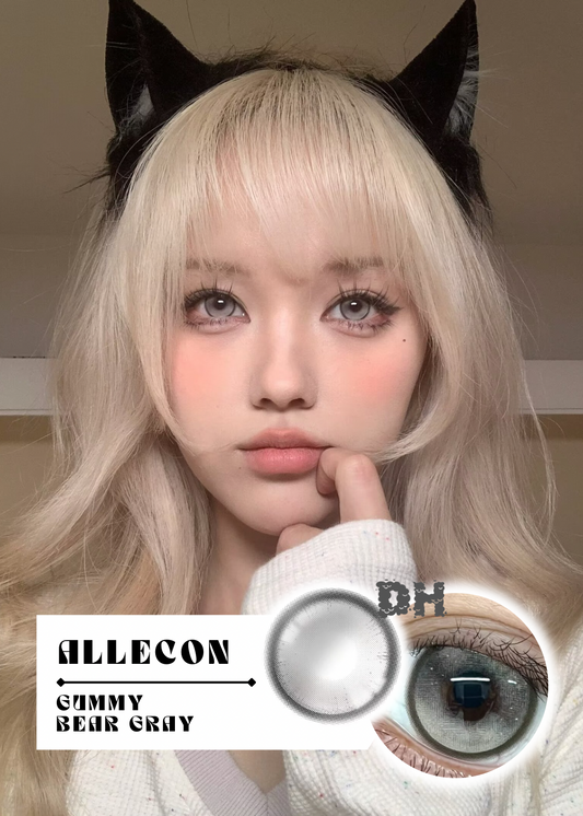 Allecon Gummy Bear Gray 小熊軟糖灰 6-Months 一片裝
