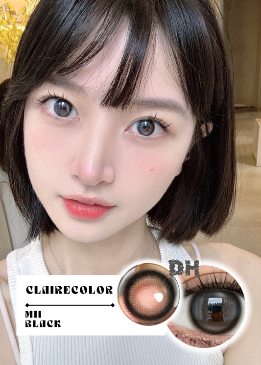 Clairecolor Mii Black 淚珠珠黑 1 Year 一片裝