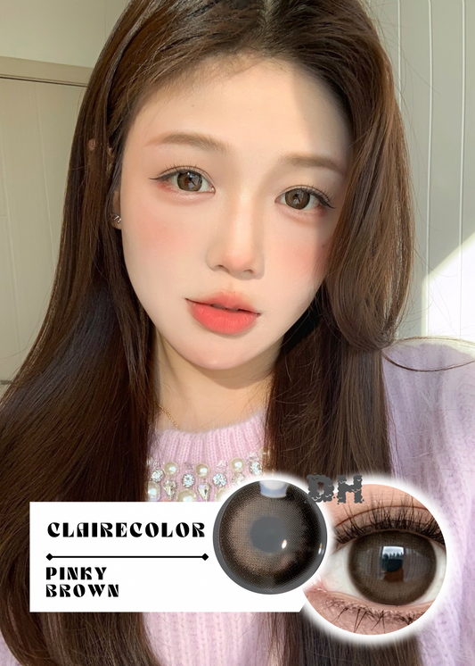 Clairecolor Pinky Brown 方糖丸子 1 Year 一片裝