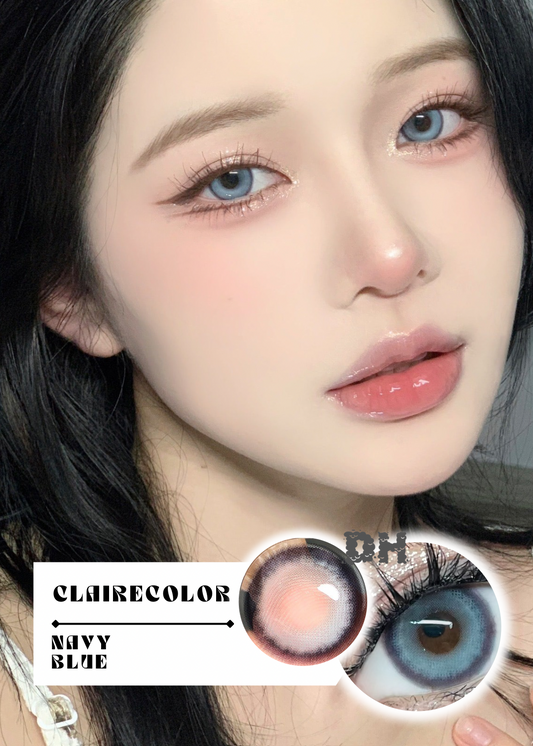 Clairecolor Navy Blue 奶藍凍凍 1 Year 一片裝