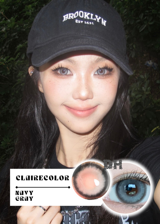 Clairecolor Navy Gray 奶灰凍凍 1 Year 一片裝