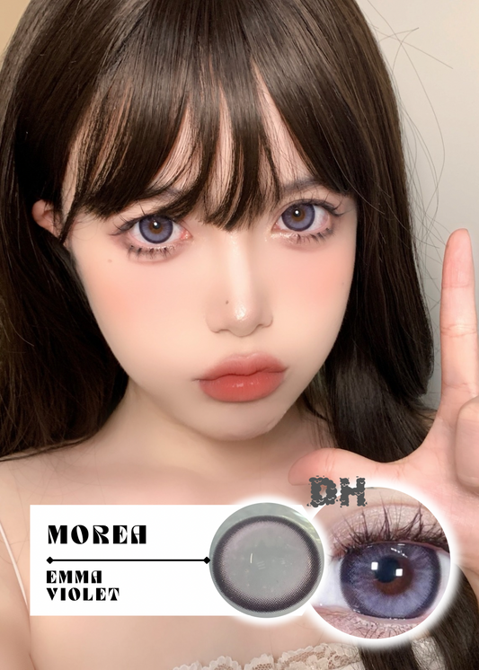 Morea Emma Violet 灰紫鑽石 1 Year 一片裝