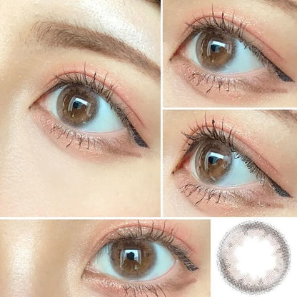 【預購】Eye Closet Clear Beige Coral 1 Day 十片裝