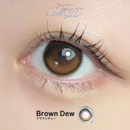 【預購】【固定高光】Dewlit Brown Dew 1 Day 十片裝