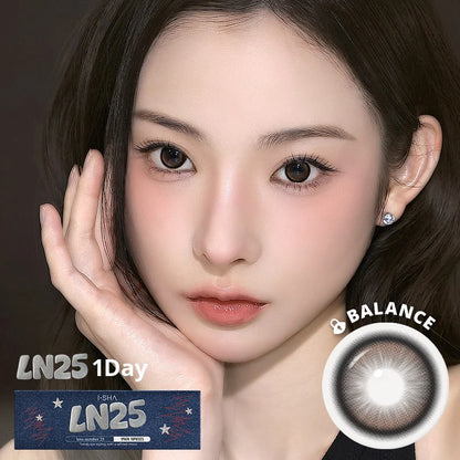 【預購】【固定高光】I-SHA LN25 Deep Choco 1 Day 十片裝