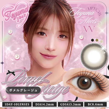 【預購】Feyuna Pomel Greige 1 Day 十片裝