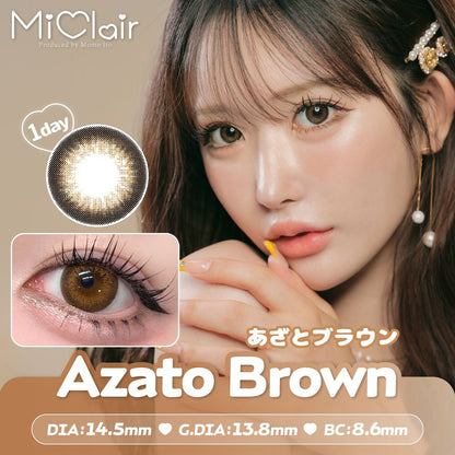 【預購】Miclair Azato Brown 1 Day 十片裝