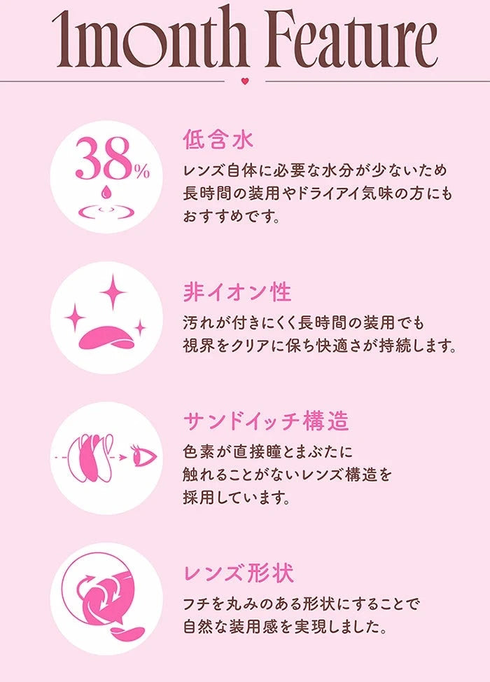 【預購】MOLAK Dark Peony 1-Month 兩片裝