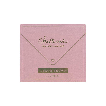 【預購】Chu's Me Peach Brown 1 Day 十片裝