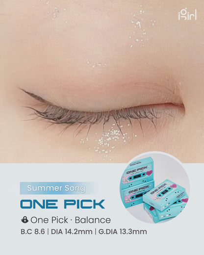 【預購】【固定高光】I-GIRL Onepick Balance Summer Song 1 Month 一片裝