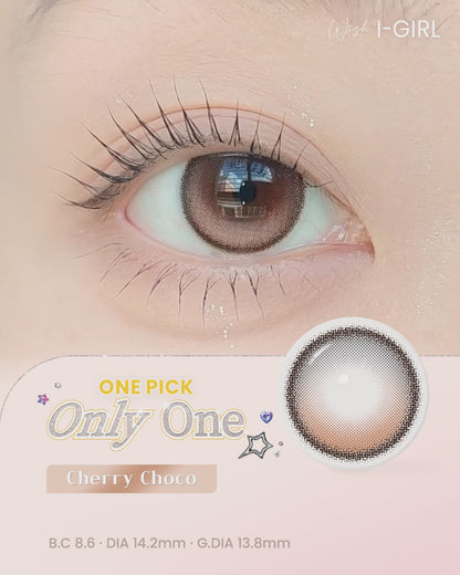 【預購】【固定高光】I-GIRL One Pick Only One Cherry Choco 1 Month 一片裝