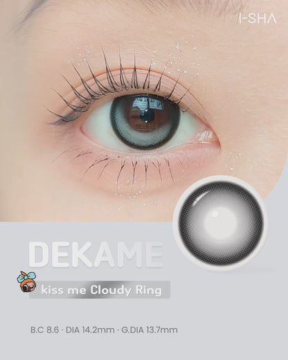 【預購】【固定高光】I-SHA Dekame Kiss Me Cloudy Ring 1 Month 一片裝
