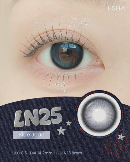 【預購】【固定高光】I-SHA LN25 Blue Jean 1 Day 十片裝