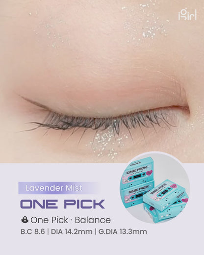 【預購】【固定高光】I-GIRL Onepick Balance Lavender Mist 1 Month 一片裝