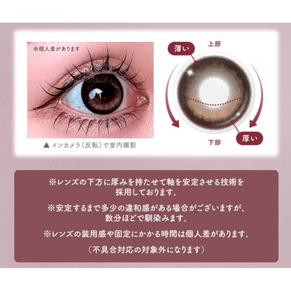 【預購】LARME Melty Series Butter Gray 1 Day 十片裝