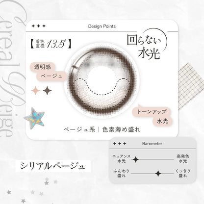 【預購】【固定高光】RIARIA Cereal Beige 1 Day 十片裝