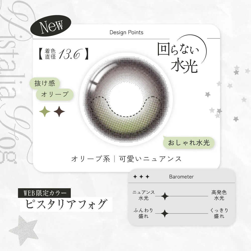 【預購】【固定高光】RIARIA Pistalia Fog 1 Day 十片裝