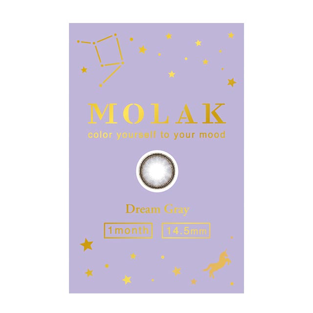 【預購】MOLAK Dream Gray 1-Month 兩片裝
