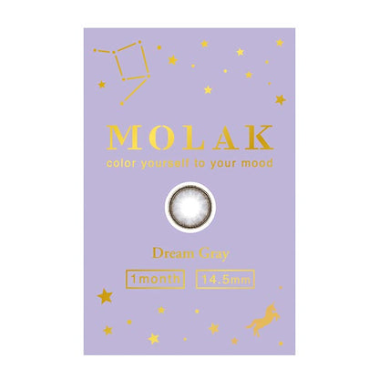 【預購】MOLAK Dream Gray 1-Month 兩片裝