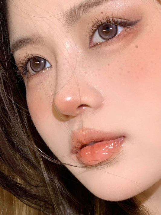 ClaireColor Tears Brown 狗狗眼棕 1 Year 一片装