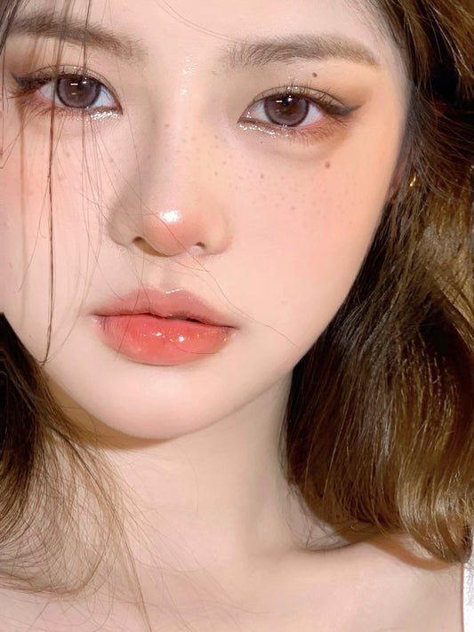 ClaireColor Tears Brown 狗狗眼棕 1 Year 一片装