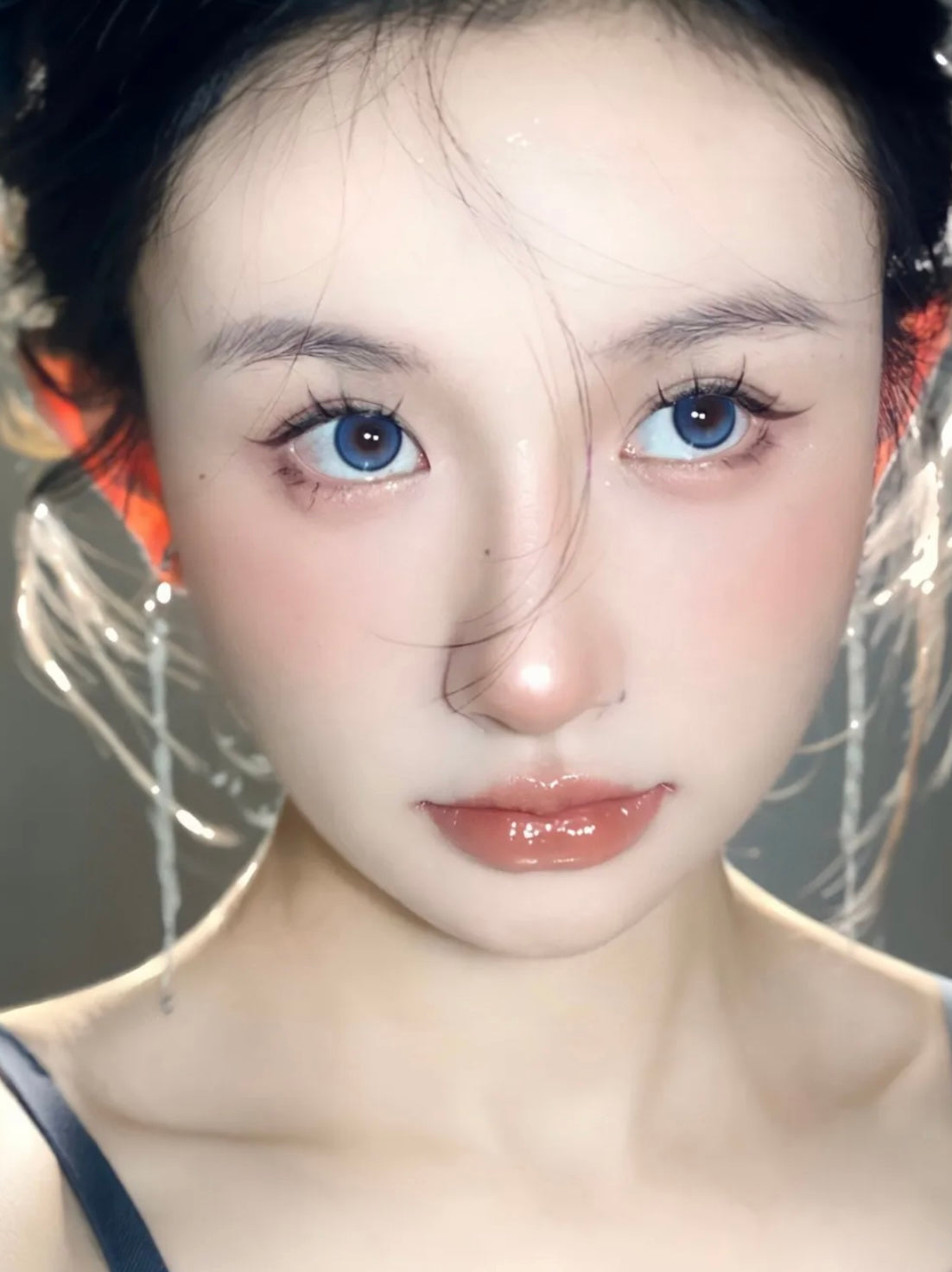 Allecon A19 Blue 貓眼鑽石藍 1 Year 一片裝